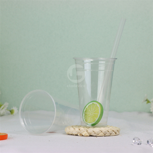 Vasos Transparentes de PET para Bebidas, Vasos Fríos de PET de Grado Alimenticio, Opciones Personalizables - Product Image 4