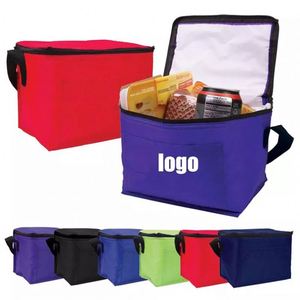 Custom Logo OEM Insulated Aluminium Foil Non-Woven Cooler Tote Bag for Lunch Car Picnics & Office Use - Product Image 3