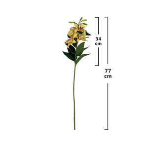 7 Cabezas de Magnolia Qianxi, Orquídeas Artificiales de Alta Calidad para Decoración Navideña, Técnica Hecha a Mano para Ocasiones de Graduación - Product Image 4