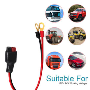 Couvercle de batterie étanche de 100Cm, 12V à sertir, 45 câbles solaires pour chariot de Golf, taille andse, connecteur prise à anneau - Product Image 2