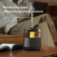 Diffuseur d'huiles essentielles électrique 320 ml, purificateur d'air, lumières LED 7 couleurs, humidificateur d'aromathérapie écologique pour usage hôtelier