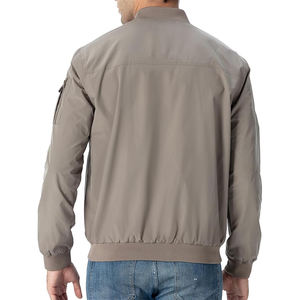 Homens Premium poliéster voo <span class=keywords><strong>Jacket</strong></span> All-Weather Outdoor <span class=keywords><strong>Bomber</strong></span> Clothing respirável tecido de alta qualidade tingido padrão-decorado - Product Image 4