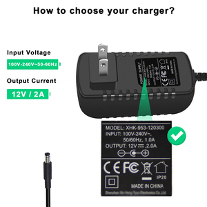 5.5*2.1 MÉT <span class=keywords><strong>Adapter</strong></span> với chúng tôi cắm 12V 1A đầu ra cho CCTV AC DC cung cấp điện Plug-in kết nối - Product Image 4