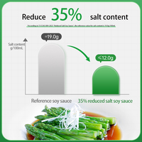 Sauce soja foncée biologique artisanale de qualité supérieure, faible en sel, en bouteille, vente en gros
