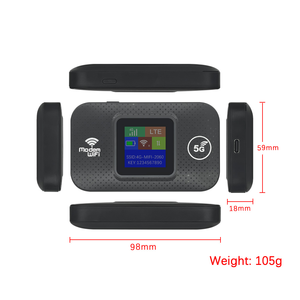 M9S MAX Router Portátil Desbloqueado 4G 5G para 8 Usuarios, Ranura para Tarjeta SIM, Mini Router WiFi 4G de Bolsillo con 21000mAh, Mifis - Product Image 3