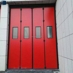 Haute Performance Certifié Ce Tailles Personnalisables En Aluminium Résistant Au Vent Un Côté Pliant Industriel Pliant Auto <span class=keywords><strong>Porte</strong></span> - Product Image 3