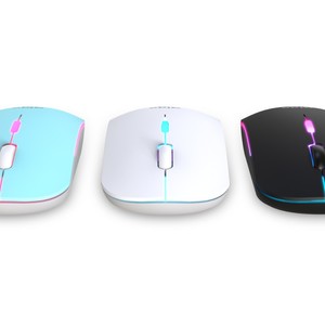 Aigo Q701 Wireless Gaming <b>Mouse</b> 2.4Ghz Optical RGB Backlit Right Hand Ergonomic 5 Buttons Battery Powered For Desktop Laptop - Product Image 3