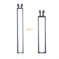 Flacon en verre durable de 4 ml avec couvercle en aluminium et bouchon en caoutchouc, crème de soin pour la peau emballée individuellement