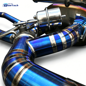 Sistema de Escape de Titanio y Acero Inoxidable de Alto Rendimiento para Nissan 350Z 370Z VQ35 VQ37 3.5 3.7L con Válvulas y Ajuste Directo - Product Image 4