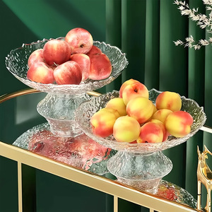 Bandeja de Frutas de Lujo con Forma Irregular y Drenaje, Bandeja Decorativa para Mesa de Centro de Sala de Estar, Color Sólido - Product Image 2