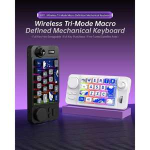 W911 Tri-mode RGB Backlit Macro Mechanical Full Hot Swappable <strong>Keyboard</strong> <strong>with</strong> <strong>Joystick</strong> 19Keys Programming <strong>Keyboard</strong> for Computer - Product Image 5