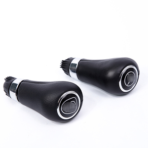 Poignée de levier de vitesses manuelle en cuir noir d'usine pour Mercedes Benz C180 200 260 300 W202 203 204 - Product Image 4