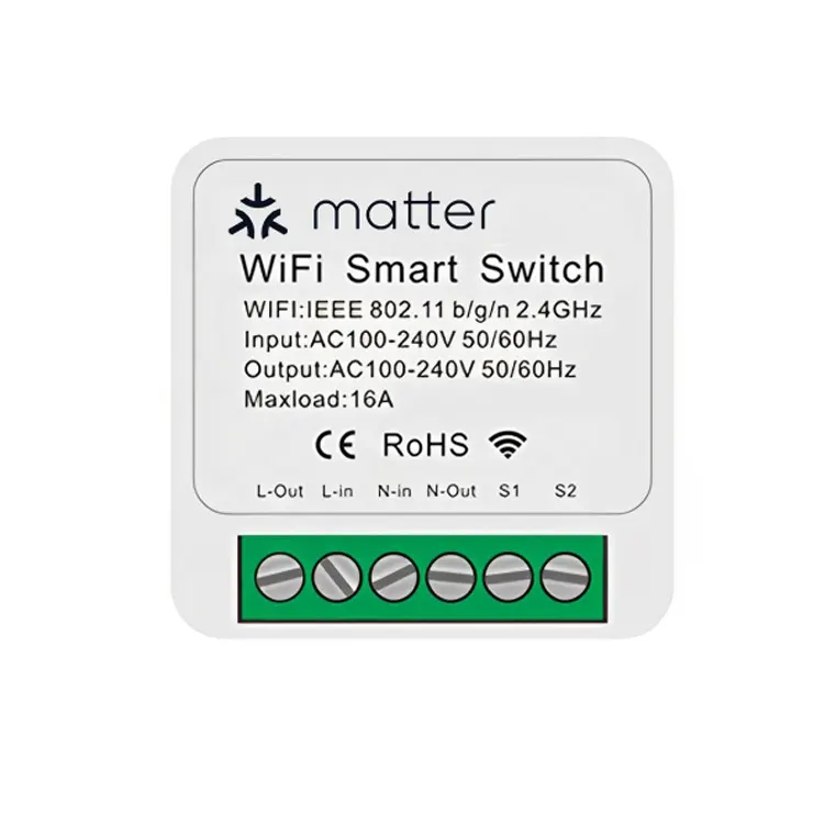 스마트 홈 애플 홈킷 알렉사 구글 Smartths 지원 16A 양방향 DIY 타이머 WiFi 차단기 중요 스마트 스위치 켜기 끄기