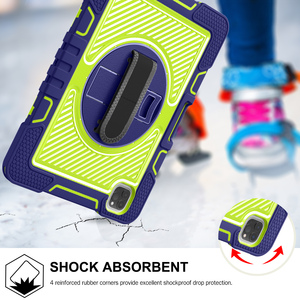 Ốp Hạng Nặng Kèm Dây Đeo Vai Ốp Máy Tính Bảng Giá Đỡ Áo Giáp Trẻ Em 360 Dây Đeo Tay Xoay Cho <span class=keywords><strong>iPad</strong></span> AIR 5 Ốp Máy Tính Bảng - Product Image 3