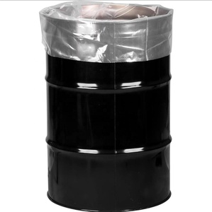 Sacs en polyéthylène <span class=keywords><strong>basse</strong></span> densité de 55 gallons pour fûts à tête ouverte, en acier ou en plastique - Product Image 1