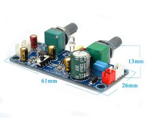 Filtre passe-bas, <span class=keywords><strong>préamplificateur</strong></span> de caisson de basses, carte d'amplification, alimentation unique CC 9-32V, <span class=keywords><strong>préamplificateur</strong></span> avec réglage du volume des basses - Product Image 6