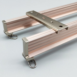 Curtain Track Electrophoretic Curved Aluminum Alloy Silent Rolling Ball Bearing Easy Installation Modern Design All Curtain - Product Image 2