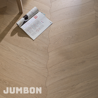 Parquet Chevron en chêne, plancher en bois d'ingénierie pour les intérieurs d'appartements contemporains