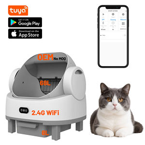 68L Offenes Design Automatische Katzentoilette Selbstreinigend Sensor Sicherheitsschutz Intelligente Haustier-Katzentoilette - Product Image 1