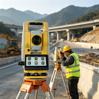 Nouvelle Station Totale Intelligente SOUTH NTS-562 2'' Précision 2000m Sans Prisme Android Pour Construction Routière