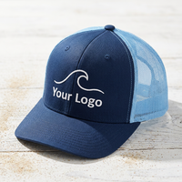 Casquette ajustée unisexe vierge Richardson 112 avec logo personnalisé, casquette de camionneur en maille de haute qualité, casquette unie pour homme avec visière et fermeture snapback