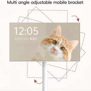 Téléviseur SHENBO Android 13 27/32 pouces Full HD 1080p 60Hz avec rétroéclairage LED, alimenté par batterie, ultra-fin, rotatif, tactile, portable - Product Image 5