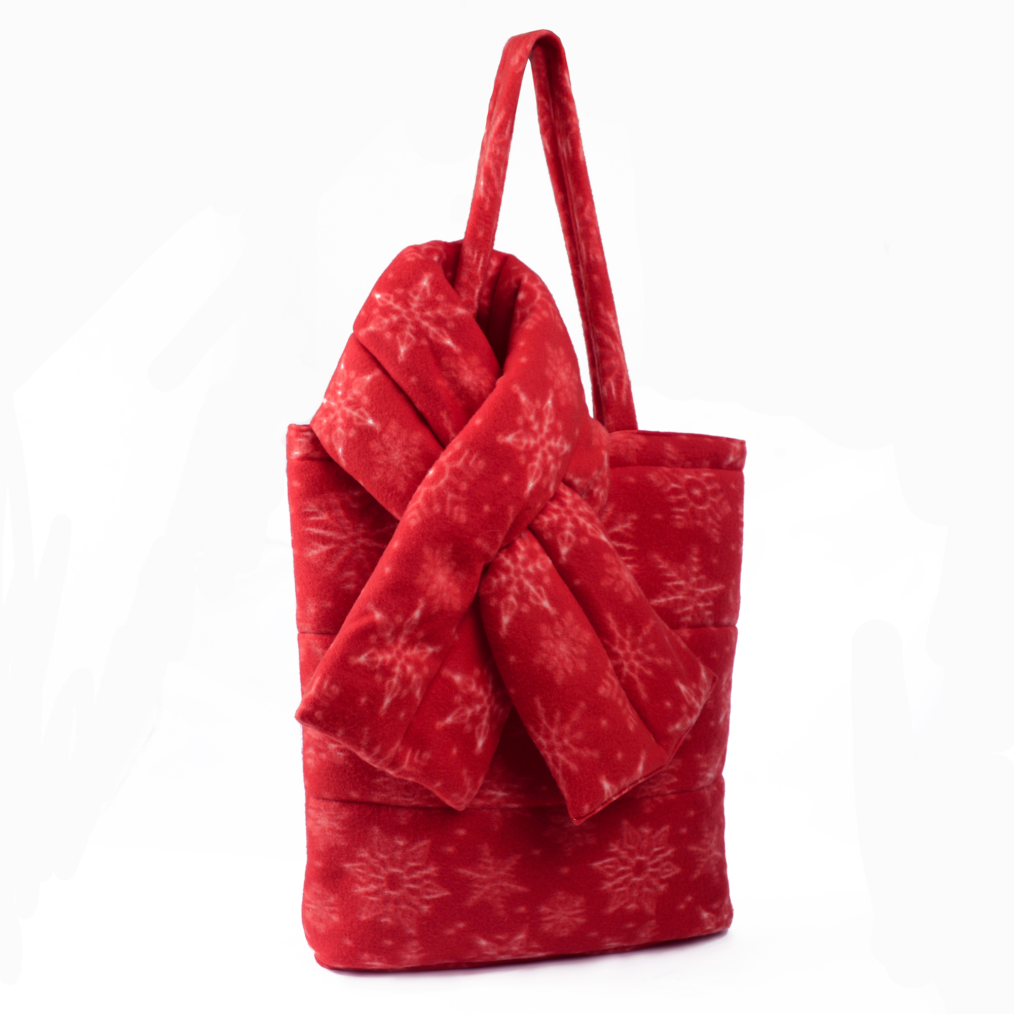 Capacity Winter Christmas Puffer Quilted Lady Shoulder Bag