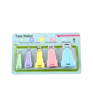 6/9/12/18/25mm Bias Tape Maker Set Sewing Quilting Tools Sewing Items Supplies