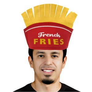 MADESHINE Jaune Frites Jumbo Mexique Taco Chapeau Drôle Nourriture Costume Articles De Fête pour Cinco De Mayo Fiesta En Plein Air - Product Image 4