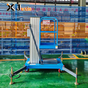 Piattaforma Aerea Mobile Idraulica Monoposto in Alluminio <span class=keywords><strong>per</strong></span> Corridoi Stretti Interni - Product Image 4