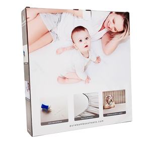 Boîte de produits ménagers <span class=keywords><strong>pour</strong></span> couette personnalisée Ensembles de literie en carton ondulé Boîte de papier d'emballage <span class=keywords><strong>pour</strong></span> drap de <span class=keywords><strong>lit</strong></span> de quatre pièces - Product Image 3