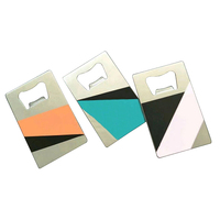 Ouvre-bouteille à sublimation en stock en promotion Ouvre-bouteille de bière en acier inoxydable personnalisé