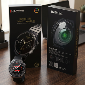 สมาร์ทวอทช์ H4 PRO MAX หน้าจอ 1.53 นิ้ว พร้อมฟังก์ชั่นตรวจสุขภาพ โทรผ่านบลูทูธ ชาร์จไร้สาย NFC ติดตามการออกกำลังกาย สำหรับผู้ชาย - Product Image 3