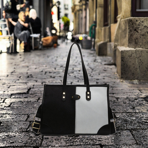 Women's Large Capacity Denim Tote Bag with Zipper Closure All-Match Casual Shoulder Bag for Spring Summer for College Students - Product Image 3