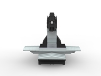 Fraiseuse verticale CNC 3 axes VL-1580, broche BT50, protection entièrement fermée, haute précision, commande Syntec, machine à 24 outils