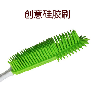 <b>Pet</b> Hair Cleaner <b>Brush</b> Silicone 27x5cm For Dog Grooming Convenient Use - Product Image 5
