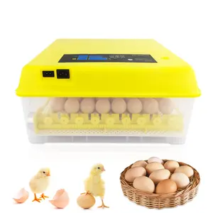 Dual power family use 56 eggs hatcher full automatic mini incubator with roller egg tray