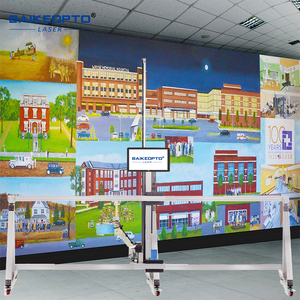 BK-TW32A 3D 5D ngoài trời trong nhà UV mực tường máy in với Robot hẹp margin tường máy in - Product Image 6