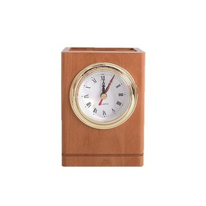 Porte-stylo en bois, organisateur de bureau carré avec compartiment de rangement pour la maison ou le bureau - Product Image 5