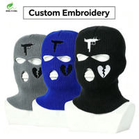 Cagoule d'hiver tricotée personnalisée Wins Flying avec logo, pour casque de sport, cyclisme, alpinisme et ski, au design discret