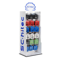 Caja acrílica personalizada, Cable USB de carga rápida, sincronización de transferencia de datos, Cable de alimentación de PVC con pantalla minorista para productos fuera de línea