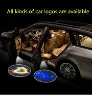 Luz LED de Bienvenida para Puerta de Coche con Logo Personalizado al por Mayor, Lámpara Proyector, Accesorios de Iluminación Interior Automotriz, Luz de Cortesía para Vehículos