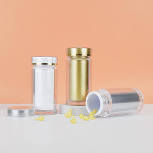 Botol Kapsul Gelatin/Gummy Bulat 120ml Bahan PET Food-Grade dengan Tutup Ulir dan Label untuk Suplemen Kesehatan, Pil, dan Obat - Product Image 4