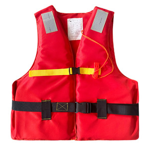 Chaleco salvavidas tipo III rojo para adultos, chaleco de flotación de espuma para deportes acuáticos y rescate de emergencia - Product Image 1