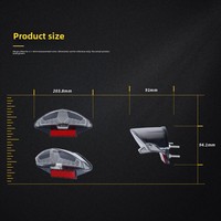 Feu arrière LED adapté aux feux arrière LED de moto BMW R1200GS/Dakar G650GS F800 R/S/ST, phare LED de moto