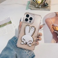 Fundas casing ponsel 3 dalam 1 PC dengan pemegang boneka tahan air & tahan guncangan untuk anak perempuan