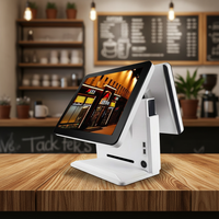 Sistema POS Todo en Uno con Pantalla Táctil de 15.6 Pulgadas, Caja Registradora, Terminal para Minoristas y Restaurantes, Software para Cajero