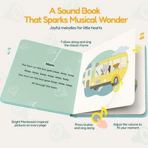 <span class=keywords><strong>Livre</strong></span> électronique interactif personnalisé pour enfants sons d'animaux éducatifs et chansons en anglais fabriqué avec du papier d'art durable et une couverture rigide - Product Image 2