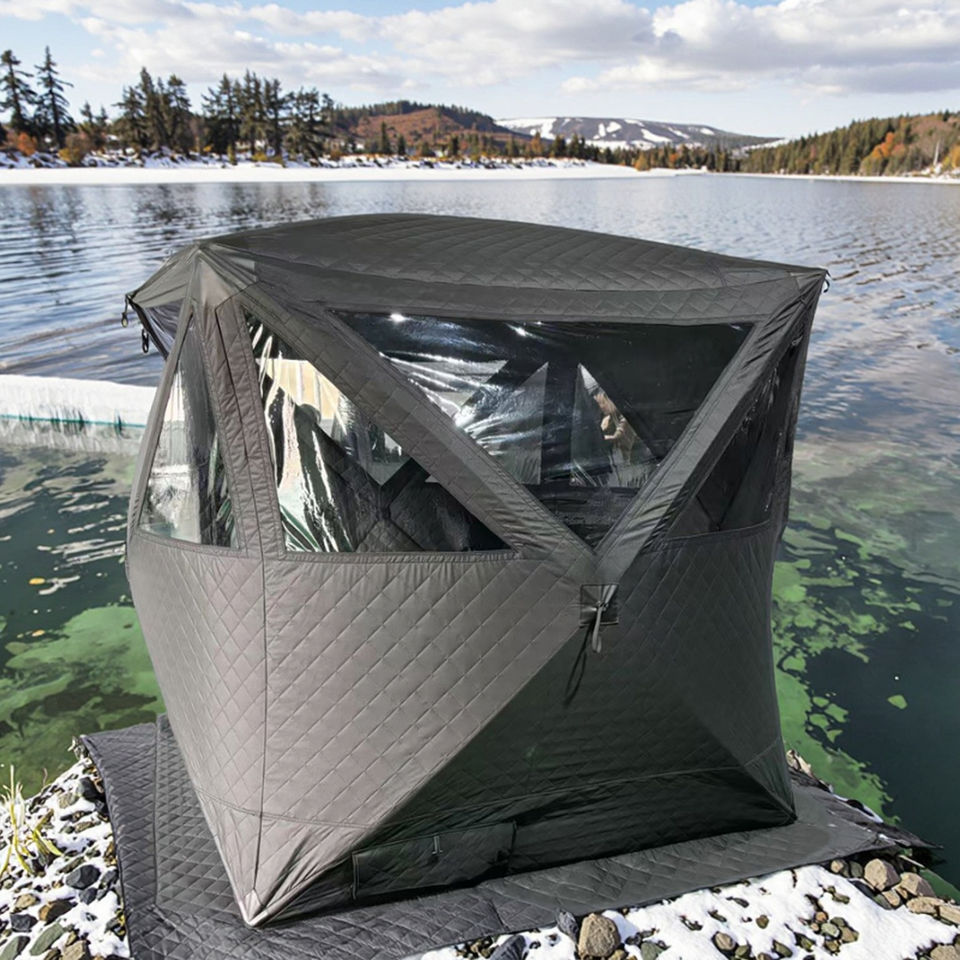 Warmfire Factory Wholesale Cheap Price Innovative Sauna Tent Heat Retention Ice Fishing Tent Waterproof Sauna Tent