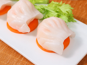 Dumplings de Camarones Congelados Premium al por Mayor, Jiaozi Hechos a Mano para Adultos <span class=keywords><strong>y</strong></span> Niños, Sabor Salado <span class=keywords><strong>y</strong></span> Dulce, Comida Halal de Fábrica China - Product Image 2